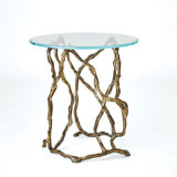 Glass End Table