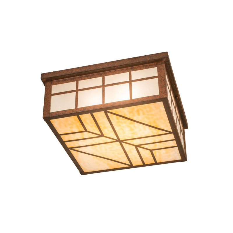 Chandra Glass Flush Mount