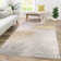 Modern Area Rug for Living Room with Palm Leaf Design
