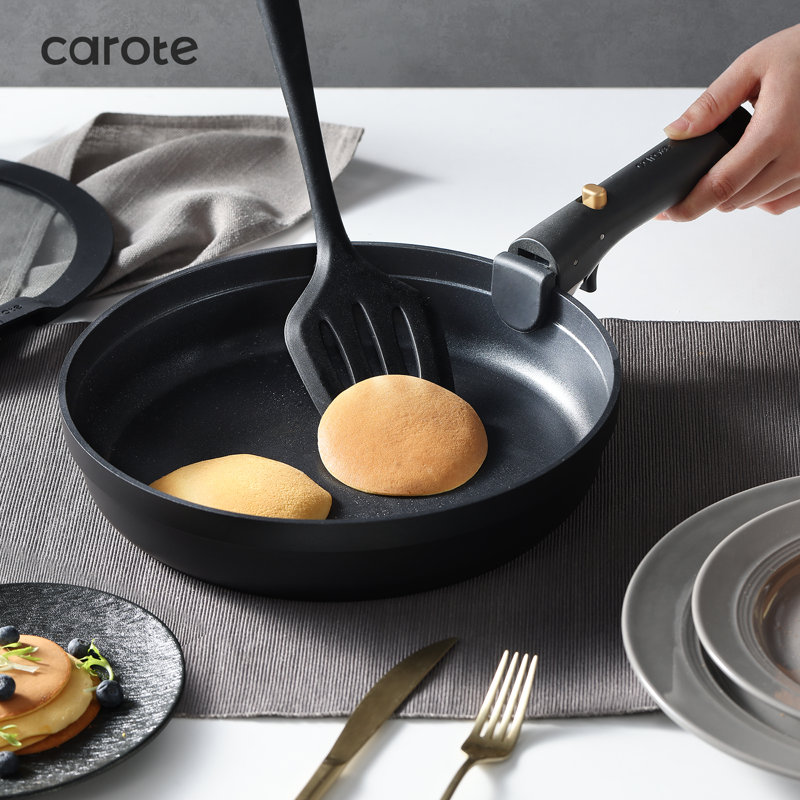 Carote X Leila  Premium 20-piece Cookware Set, Nonstick Set With Versatile Detachable Handle, Oven/dishwasher/fridge Safe, Induction Rv Set
