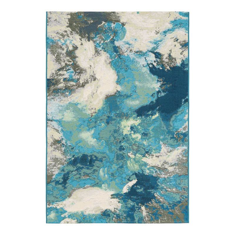 Keazia Indoor/Outdoor Area Rug, Rectangle 4'1" x 6'1"