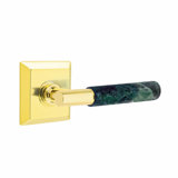 Select Round Door Lever with Square Rosette