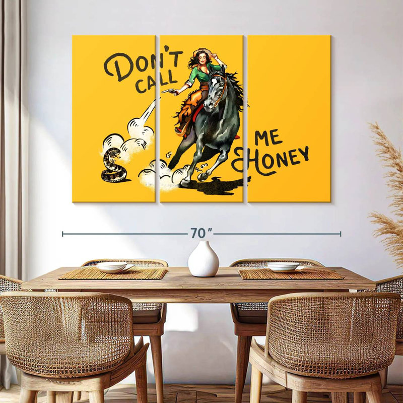 Lelar Don't Call Me Honey, 42" H x 65" W