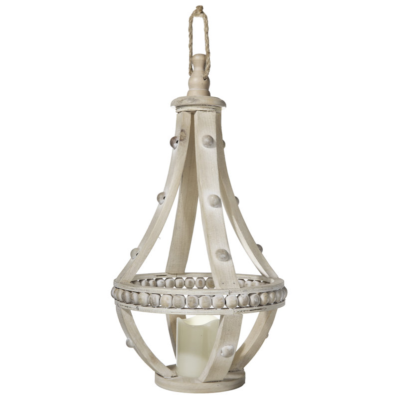 Lanterne de sol 20,5 "avec bougie incluse