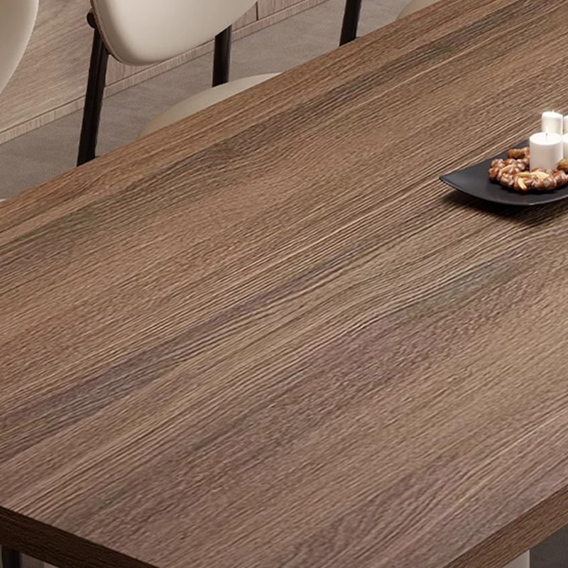Table de salle à manger noire, H 29,52 po x L 86,61 po x l 31,49 po