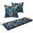 Versatile Patio Cushion Set With Weatherproof Fabric - Includes Bench Cushion & 2 Pillow Covers For Garden And Porch Furniture-746785753-746785756