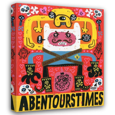 ArtDirect Gutierrez, Jorge R. Gallery Wrapped Canvas Art Titled: Las Aventuras de Pen