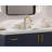 2-handle Bathroom Faucet with Drain Assembly