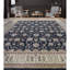 Ziegler Hand-Knotted High-Quality Black and Beige Area Rug