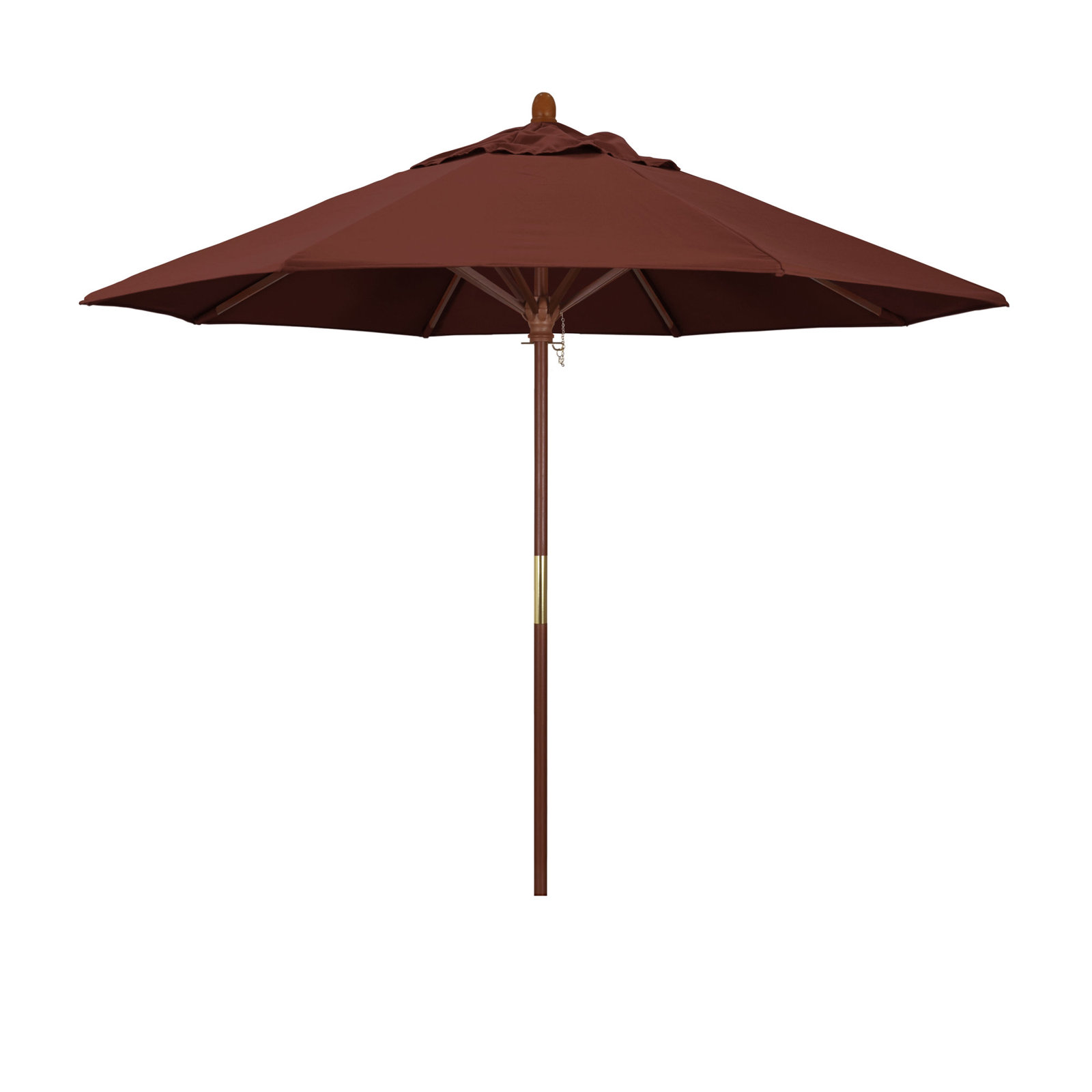 Manford 108'' Sunbrella® Outdoor Umbrella, Canvas Henna Sunbrella® Canvas