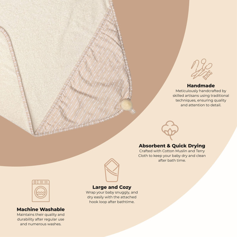 Cove Baby Hooded Towel (dot)