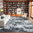 Machine-washable, foldable, ultra-soft short-pile printed rug Modern abstract oil painting style design Suitable for living rooms, bedrooms, studies, and hotels Indoor carpet-1205767160