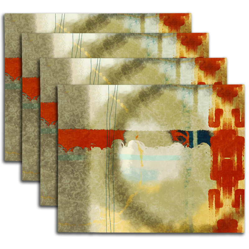 Napperon abstrait en polyester