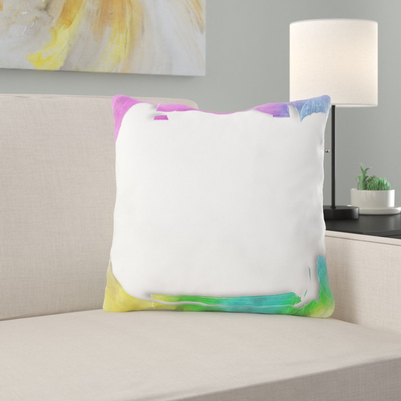 Petit Throw Pillow, Microsuede, Indoor
