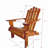 Outdoor or indoor Wood Adirondack chair, foldable