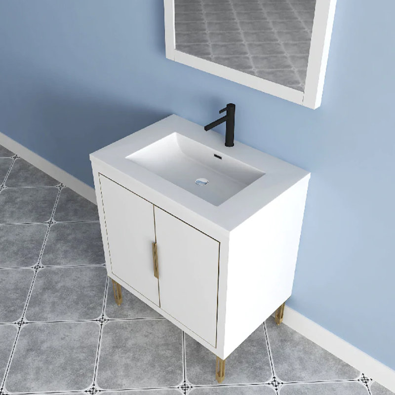 29.56'' Single Bathroom Vanity with Top