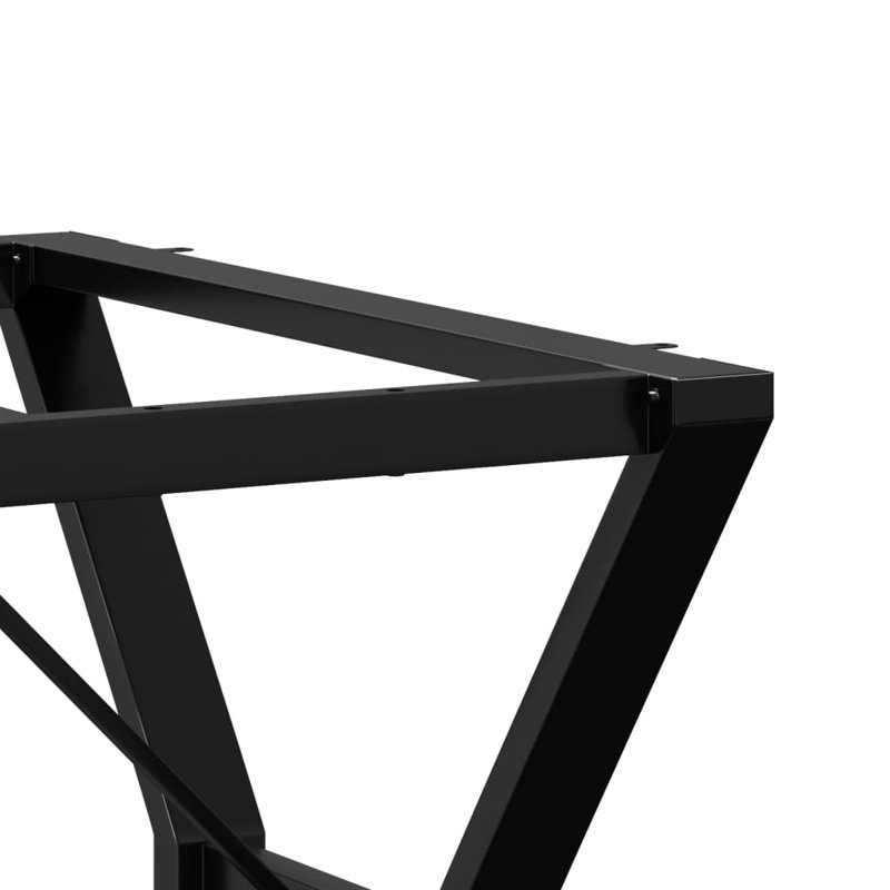 Armony Dining Table Legs Y-Frame Steel, 73cm H x 120cm W x 60cm D