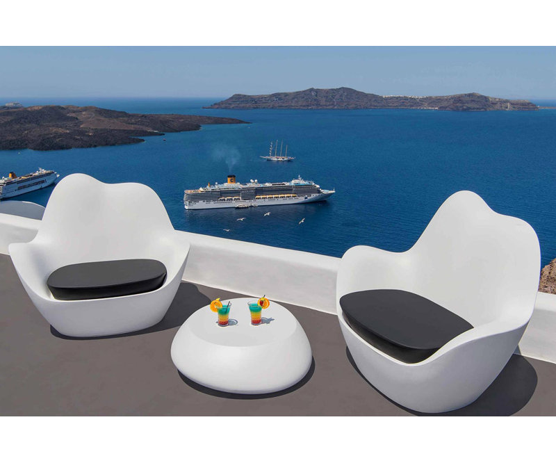 Sabinas - Resin Lounge Chair - Basic, Ice