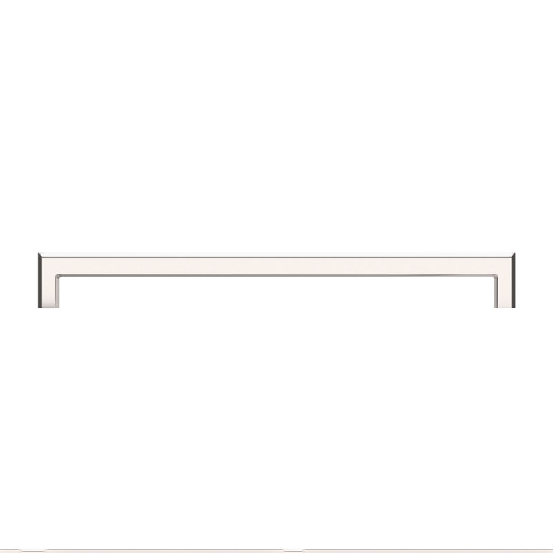 4415 Bevel Appliance Pull, 18" CTC, Polished Nickel