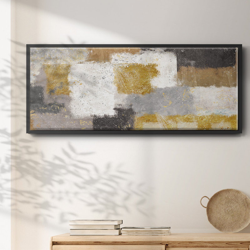 Neutrelle- Framed Canvas, 24" H x 60" W