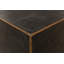 Table basse en cuir chagrin 