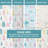 4 PCS Cotton Flannel Printed Sheet Set White Holiday Trees-115187741