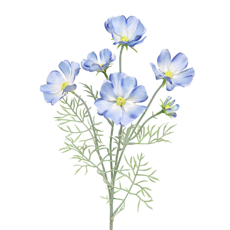 Fleur artificielle artificielle, Bleu
