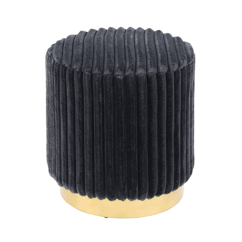 Tabouret Elizabeth, Noir