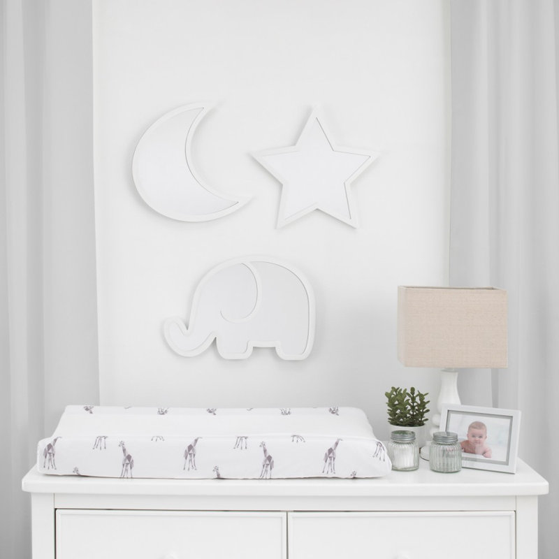 Chulmleigh Elephant Shaped Mirror 3D Wall Decor