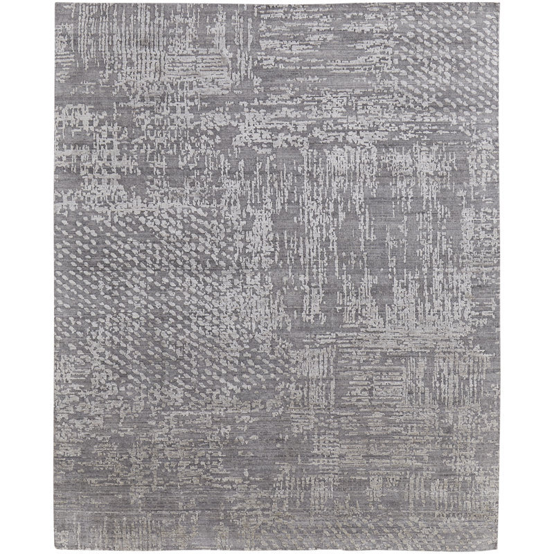 Viscose Abstract Indoor Rug, Rectangle 8' x 10'