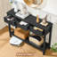 Console en bois cannelé à 3 tiroirs-818937160
