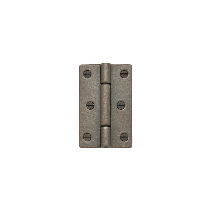 2.5'' x 1.63'' Metal Butt Hinge, White Bronze Brushed