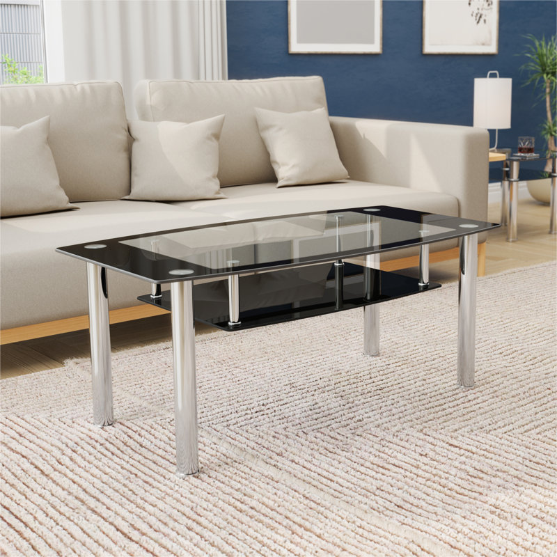 Marotta Four Leg Coffee Table with Storage
