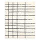 Hoxton Rectangle Geometric Hand-Knotted Cotton/Wool Area Rug in Ivory/Black