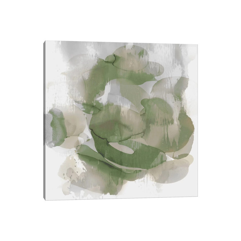 Green Flow II by Kristina Jett - Wrapped Canvas Gallery-Wrapped Canvas Giclée, 45.72 cm H x 45.72 cm W x 3.175 cm D