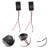 2Pcs 120V Outdoor Hard-Wired Post Eye Light Control