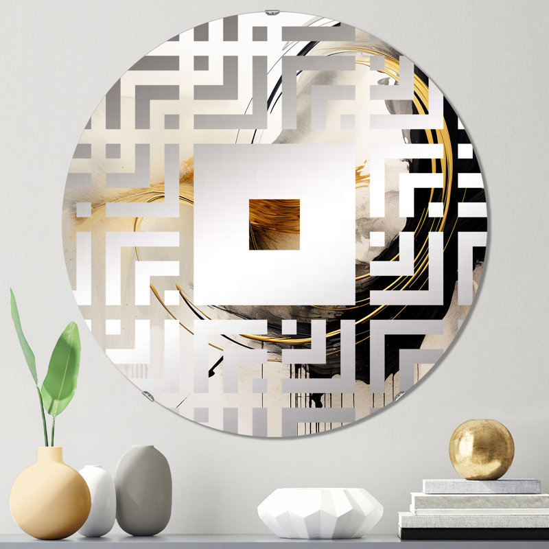 Tweedbrook - Miroir mural carré, 23,6 po x 23,6 po