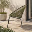 Chaise en osier, ensemble de 2