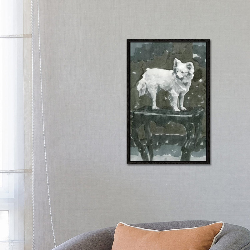 Dog Study III by Stellar Design Studio - Floater Frame Gallery-Wrapped Canvas Giclée on Canvas, 66.04 cm H x 45.72 cm W