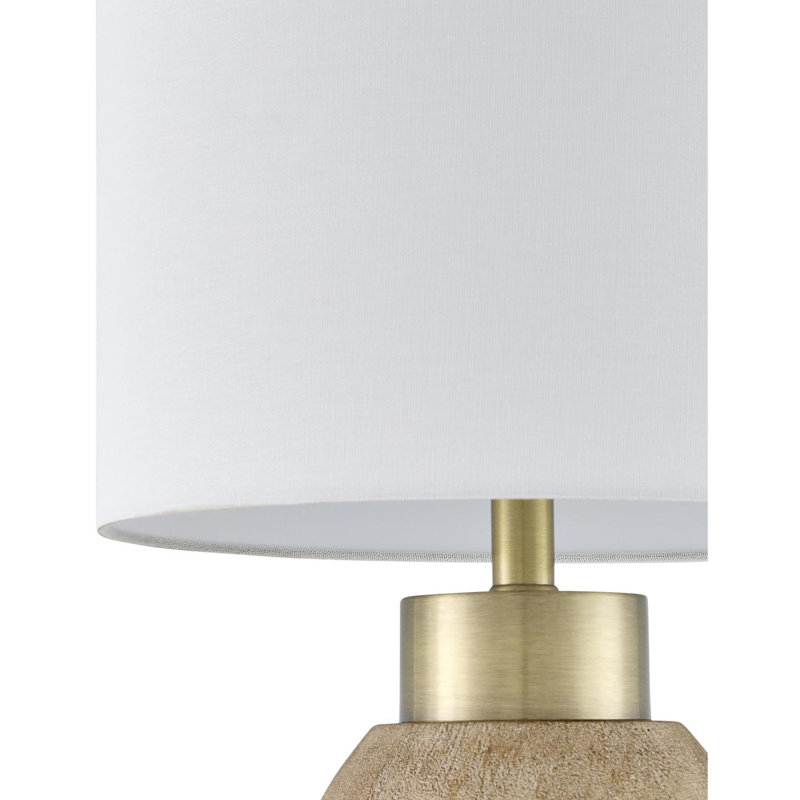 Kelemen Table Lamp, Cream/Gold