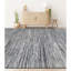Tapis noir et ivoire de haute qualité noué à la main