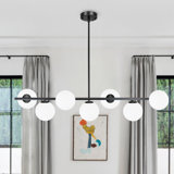 Kason Modern 7-Lights linear globe chandelier