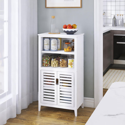 Vallie Bamboo Freestanding Bathroom Cabinet