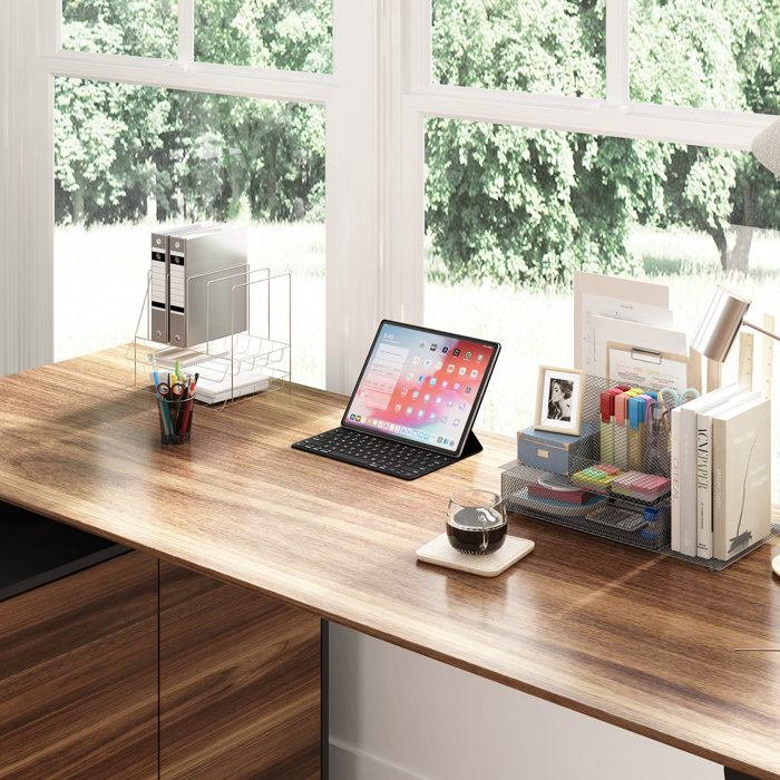 FUFU&GAGA 2 Piece Rectangle Computer Desk Office Set & Reviews | Wayfair