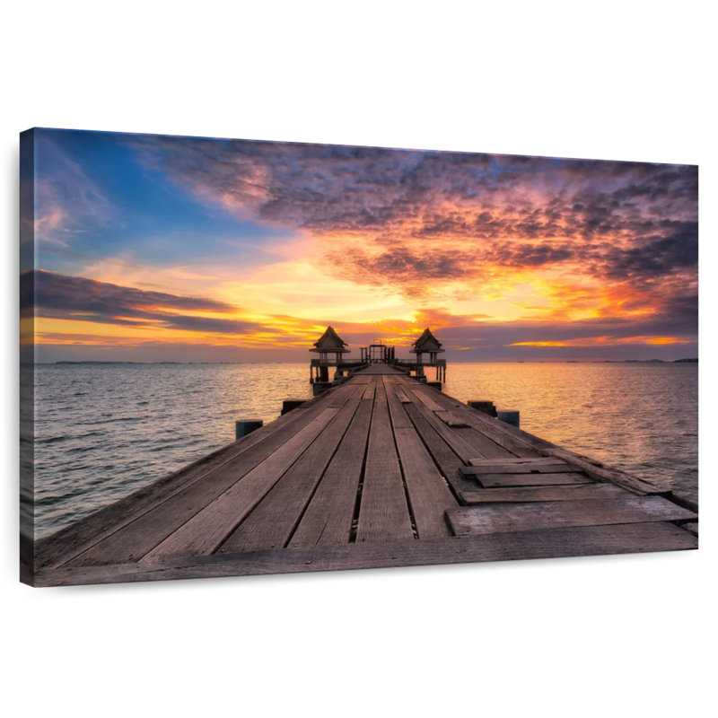 Alvord Pattaya Twilight Pier, 26" H x 39" W