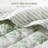 Modern Reversible Bedding Sets, Polyester Twin Quilt, Cottage Home
