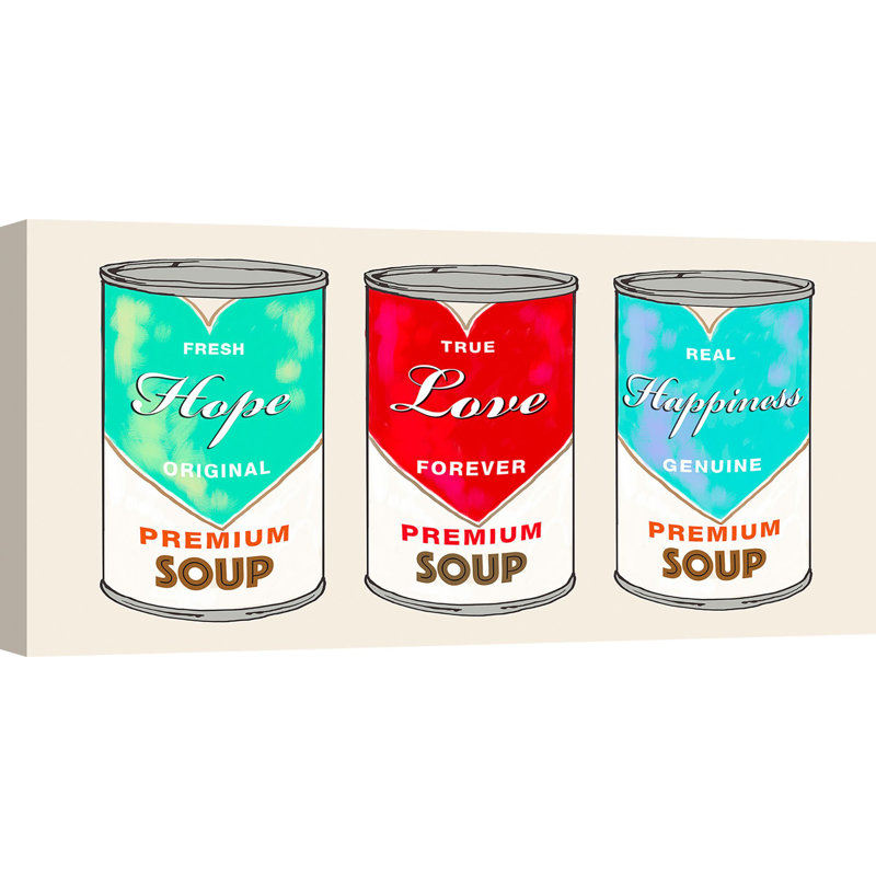 Tastes Of Life by Carlos Beyon - Wrapped Canvas Print, 50cm H x 100cm W x 4cm D