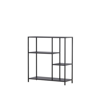Annettee 80 cm W Steel Top Console Table