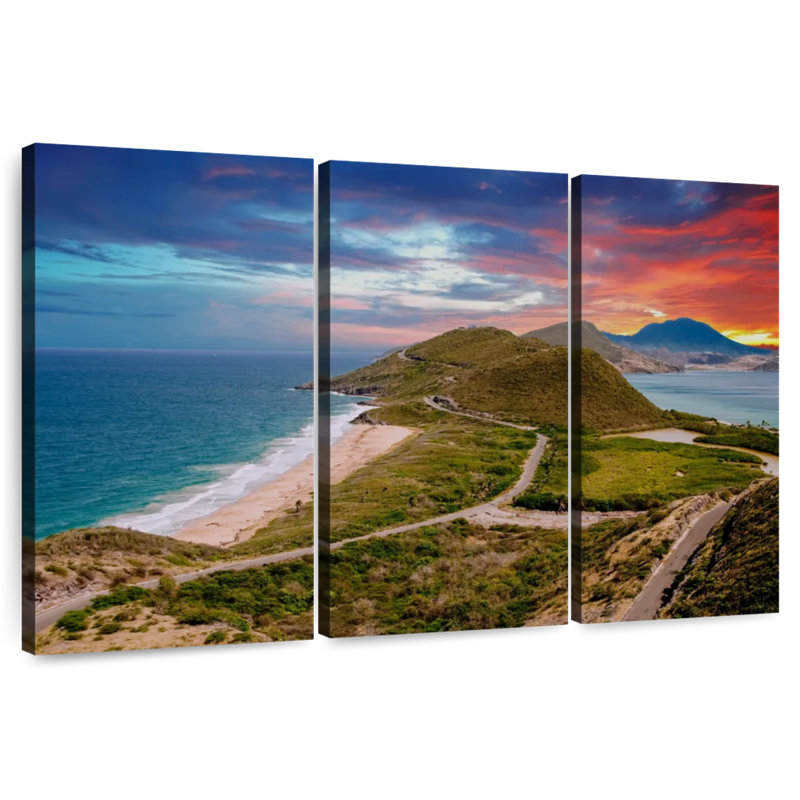 Rorry St. Kitts Landscape, 48" H x 74" W