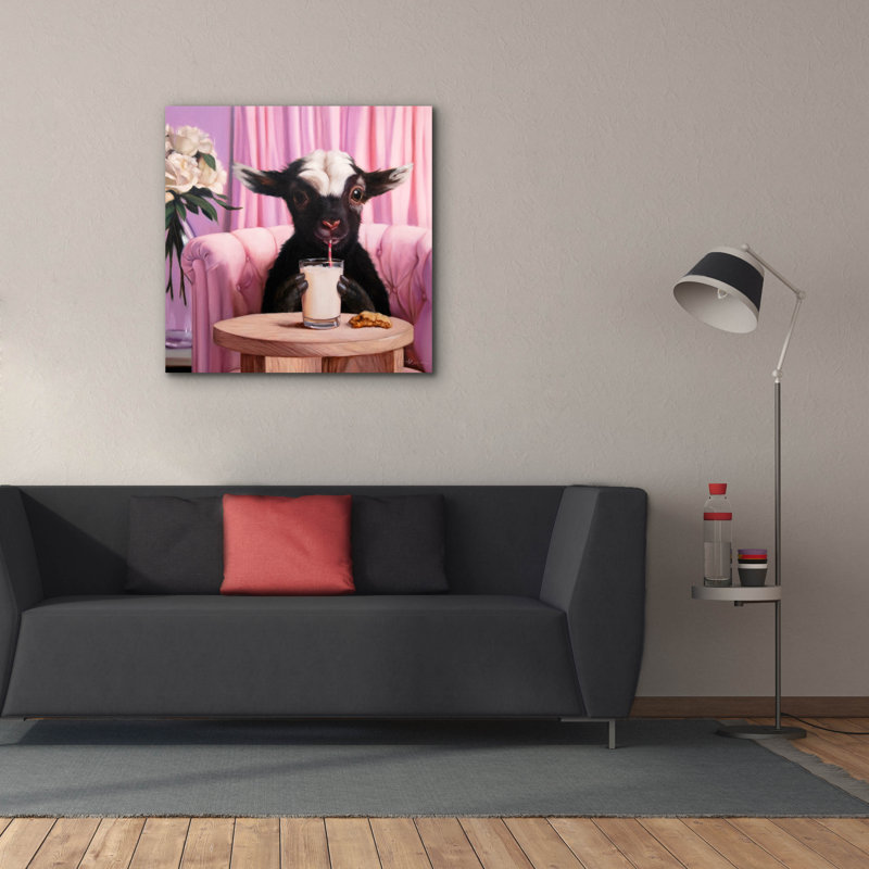  «Snack Time» par Lucia Heffernan, art mural sur toile, 37 po x 37 po, H 37 po x l 37 po